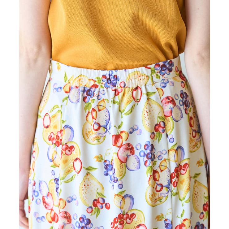 リンクコーデ/Tropical Fruits柄マーメイドスカート | ROPE' PICNIC | 詳細画像15 