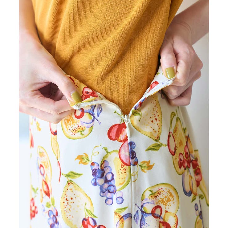 リンクコーデ/Tropical Fruits柄マーメイドスカート | ROPE' PICNIC | 詳細画像16 