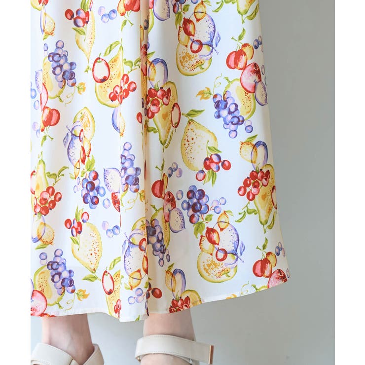 リンクコーデ/Tropical Fruits柄マーメイドスカート | ROPE' PICNIC | 詳細画像17 