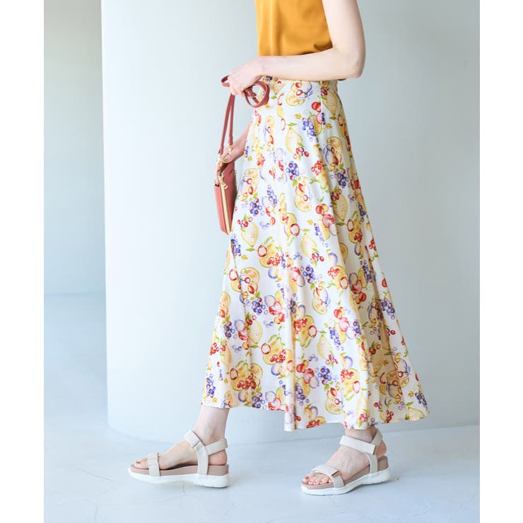 リンクコーデ/Tropical Fruits柄マーメイドスカート | ROPE' PICNIC | 詳細画像2 