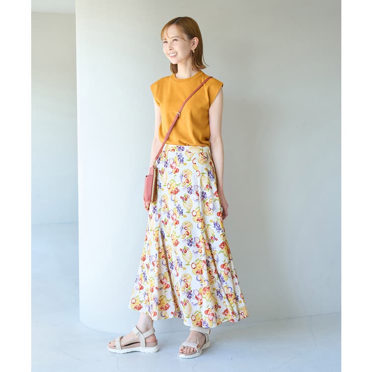 リンクコーデ/Tropical Fruits柄マーメイドスカート | ROPE' PICNIC | 詳細画像5 