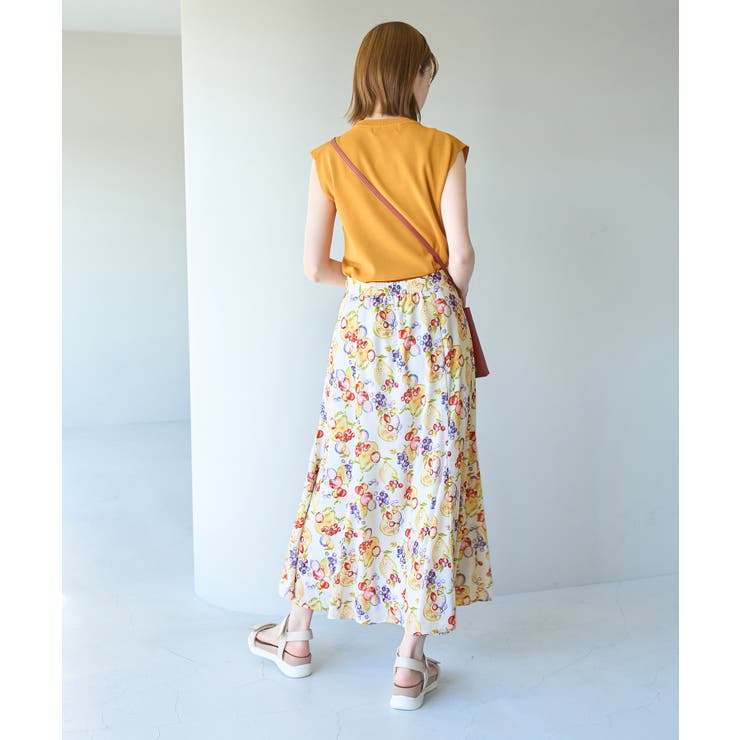 リンクコーデ/Tropical Fruits柄マーメイドスカート | ROPE' PICNIC | 詳細画像6 