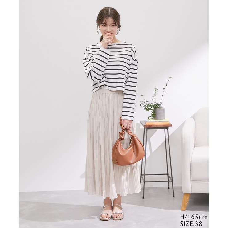 着丈が選べるエアリープリーツスカート | ROPE' PICNIC | 詳細画像15 
