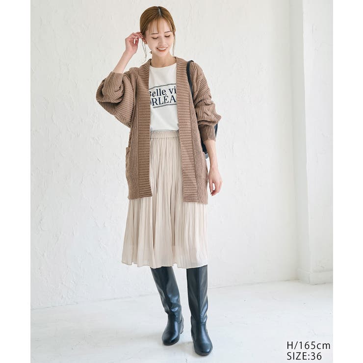 着丈が選べるエアリープリーツスカート | ROPE' PICNIC | 詳細画像18 