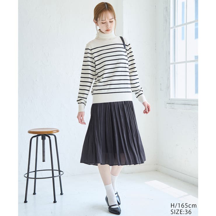 着丈が選べるエアリープリーツスカート | ROPE' PICNIC | 詳細画像24 