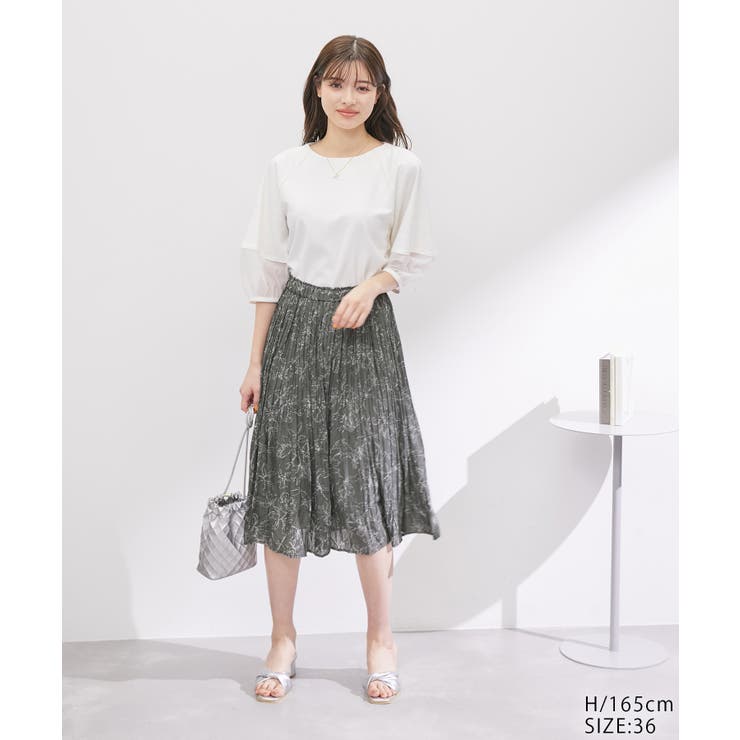 着丈が選べるエアリープリーツスカート | ROPE' PICNIC | 詳細画像6 