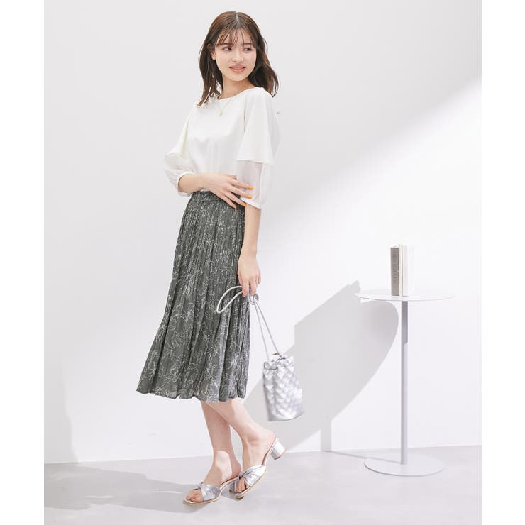 着丈が選べるエアリープリーツスカート | ROPE' PICNIC | 詳細画像7 