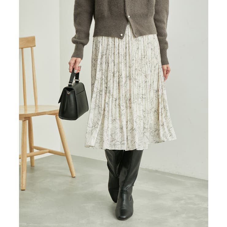 ホワイト系(12) | 着丈が選べるエアリープリーツスカート | ROPE' PICNIC