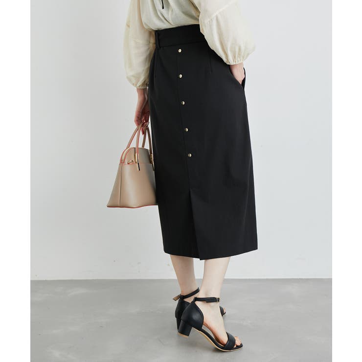 洗える/2WAY・セットアップ対応/ウエストベルトストレートスカート | ROPE' PICNIC | 詳細画像5 