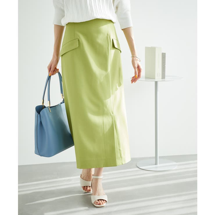 キミドリ(34) | フロントデザインスカート | ROPE' PICNIC