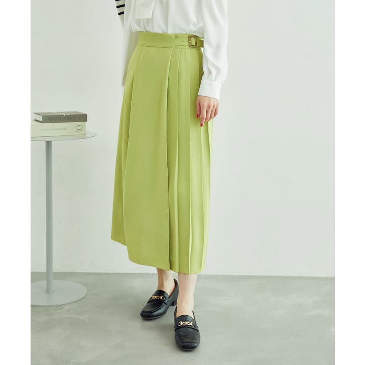 グリーンサブ(35) | プリーツ切り替えスカート | ROPE' PICNIC