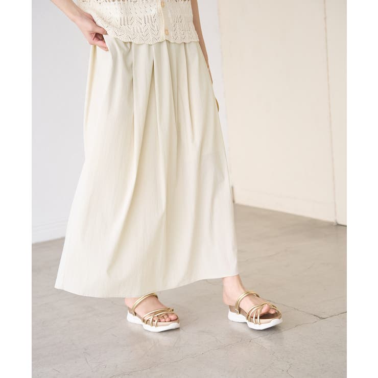 レーヨンナイロンイージースカート | ROPE' PICNIC | 詳細画像12 