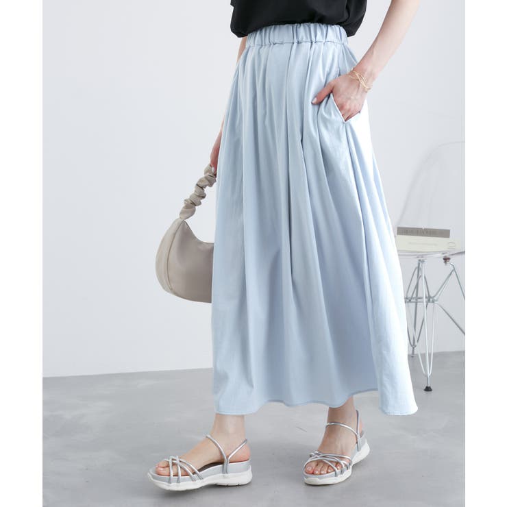 レーヨンナイロンイージースカート | ROPE' PICNIC | 詳細画像17 