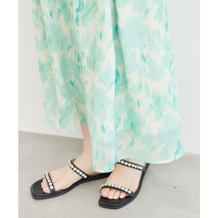 ハイウエスト花柄スカート | ROPE' PICNIC | 詳細画像18 