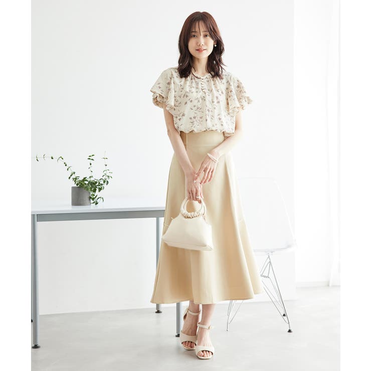 【3サイズ展開】配色パイピングスカート | ROPE' PICNIC | 詳細画像2