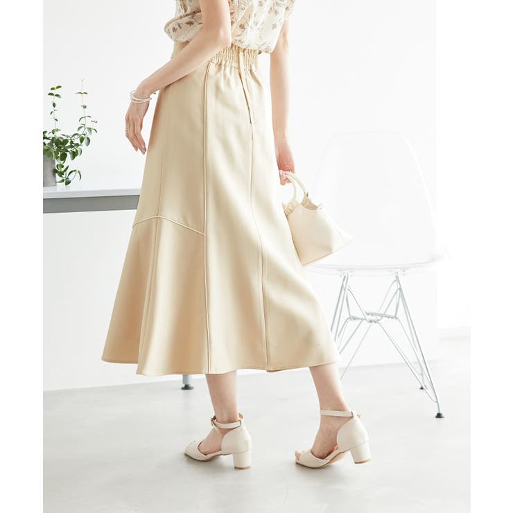 【3サイズ展開】配色パイピングスカート | ROPE' PICNIC | 詳細画像6