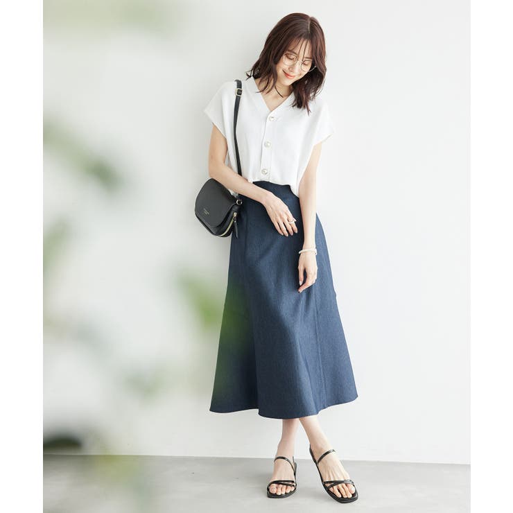 【3サイズ展開】配色パイピングスカート | ROPE' PICNIC | 詳細画像7