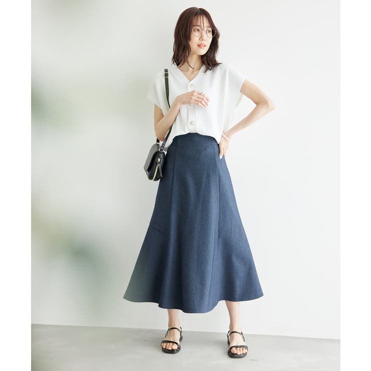 【3サイズ展開】配色パイピングスカート | ROPE' PICNIC | 詳細画像9