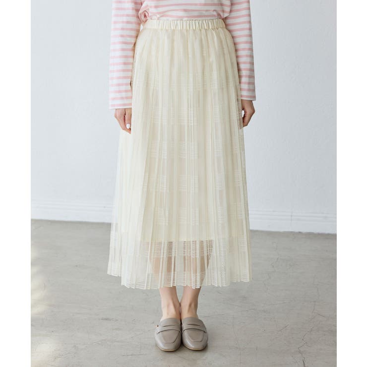 レースプリーツロングスカート | ROPE' PICNIC | 詳細画像34 