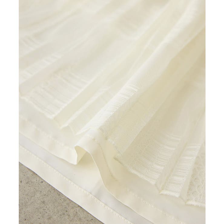 レースプリーツロングスカート | ROPE' PICNIC | 詳細画像42 