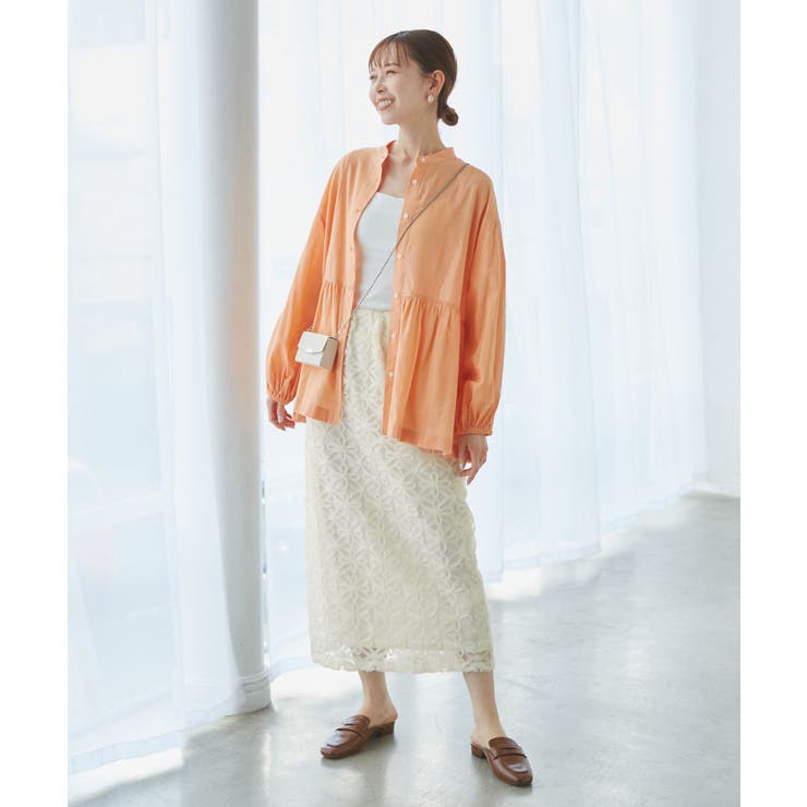 フラワーチュールレースアイラインスカート | ROPE' PICNIC | 詳細画像14 