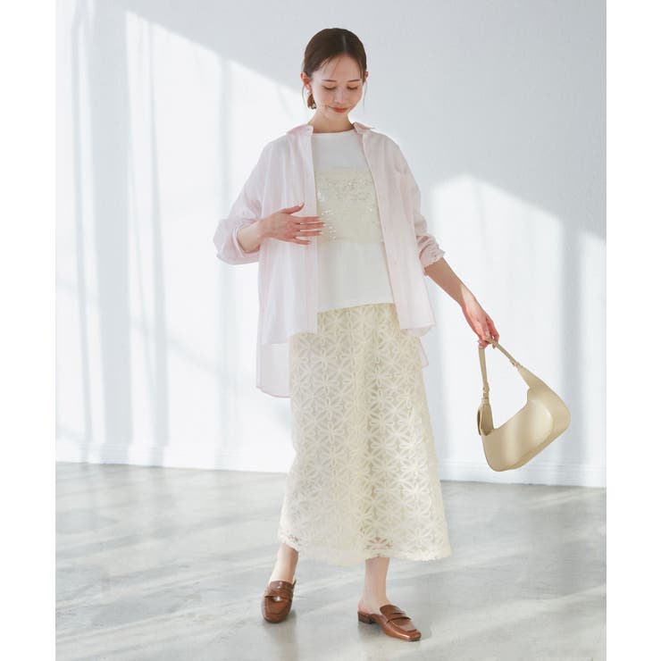 フラワーチュールレースアイラインスカート | ROPE' PICNIC | 詳細画像16 