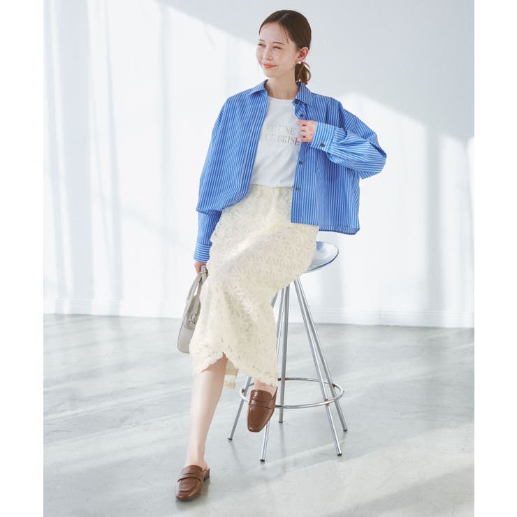 フラワーチュールレースアイラインスカート | ROPE' PICNIC | 詳細画像17 