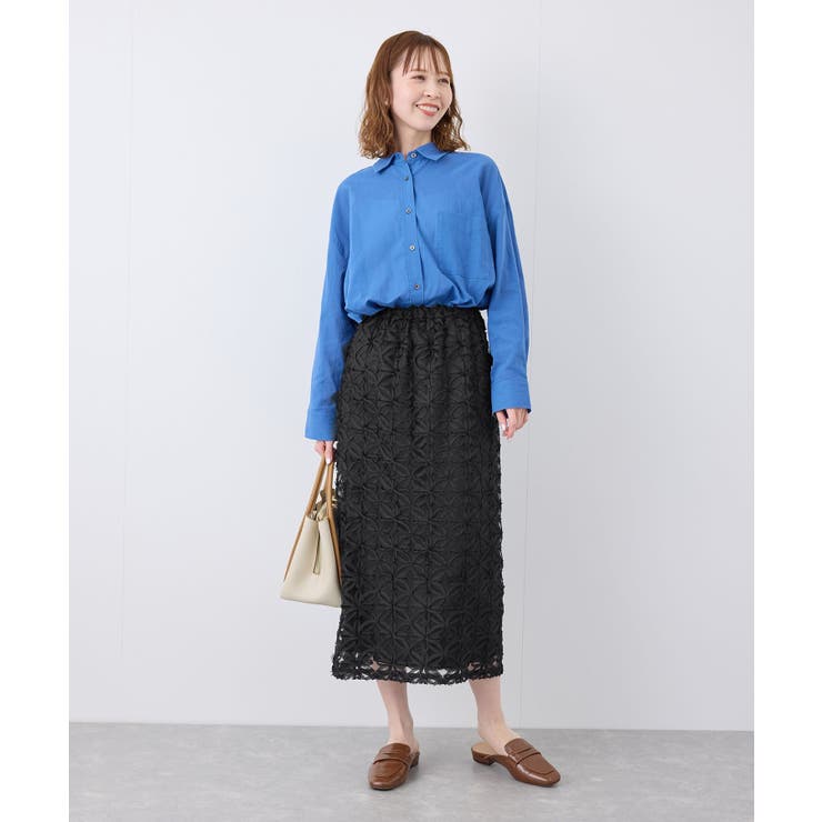 フラワーチュールレースアイラインスカート | ROPE' PICNIC | 詳細画像20 