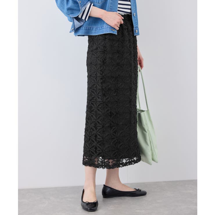 フラワーチュールレースアイラインスカート | ROPE' PICNIC | 詳細画像26 