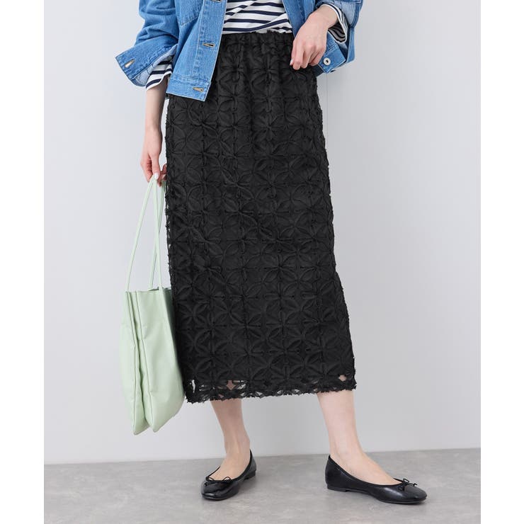 フラワーチュールレースアイラインスカート | ROPE' PICNIC | 詳細画像27 