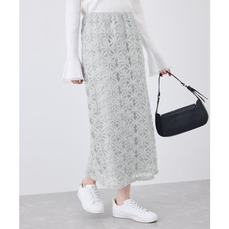 フラワーチュールレースアイラインスカート | ROPE' PICNIC | 詳細画像30 