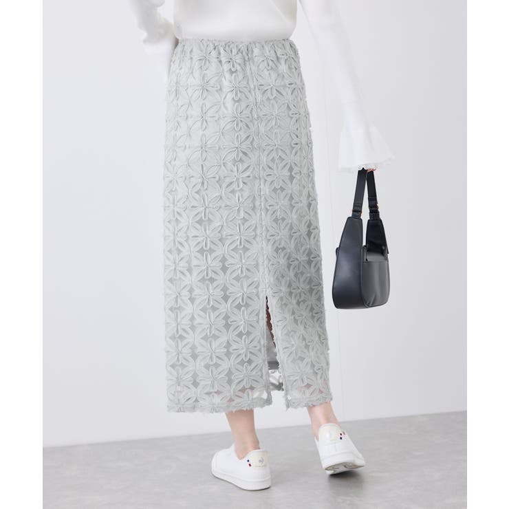 フラワーチュールレースアイラインスカート | ROPE' PICNIC | 詳細画像31 