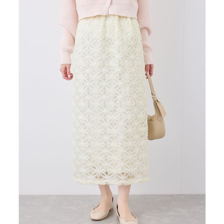 フラワーチュールレースアイラインスカート | ROPE' PICNIC | 詳細画像34 