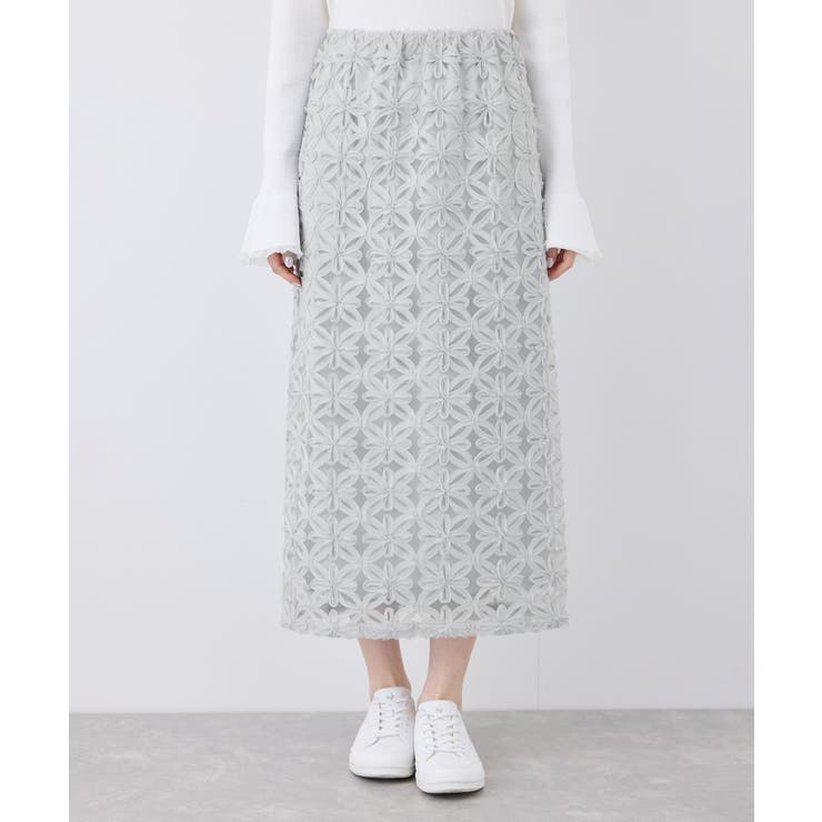 フラワーチュールレースアイラインスカート | ROPE' PICNIC | 詳細画像39 