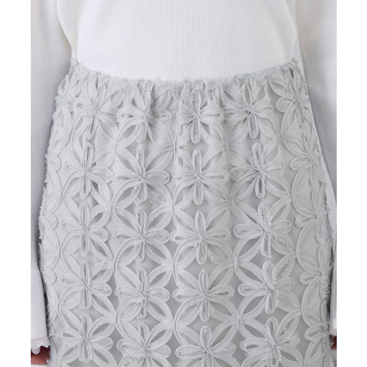 フラワーチュールレースアイラインスカート | ROPE' PICNIC | 詳細画像42 