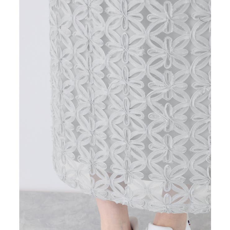 フラワーチュールレースアイラインスカート | ROPE' PICNIC | 詳細画像43 