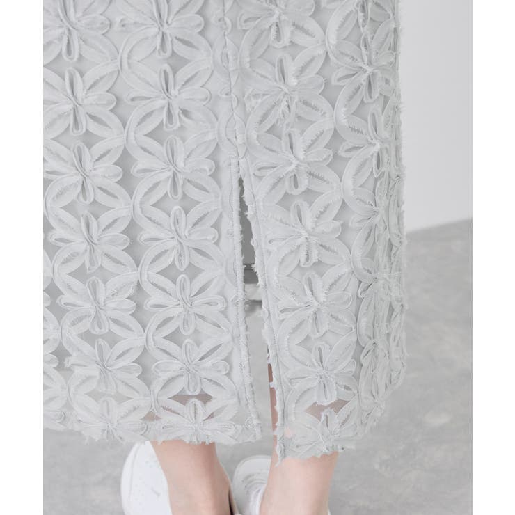 フラワーチュールレースアイラインスカート | ROPE' PICNIC | 詳細画像44 