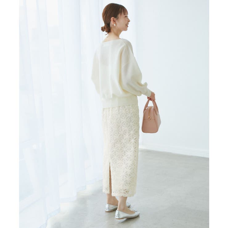 フラワーチュールレースアイラインスカート | ROPE' PICNIC | 詳細画像8 