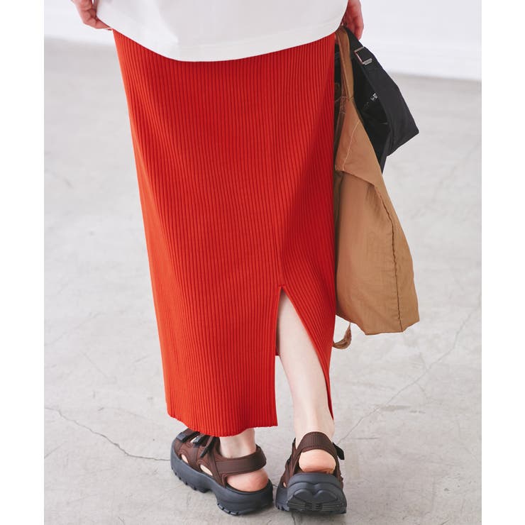 ヘンリックビブスコフ オレンジのふわふわスカート ヘンリックビブスコフ オレンジのふわふわスカート HENRIK