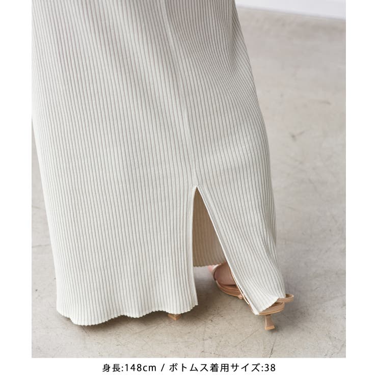 【新色追加】小柄さん向けサイズあり/トタンテレコアイラインスカート | ROPE' PICNIC | 詳細画像36 