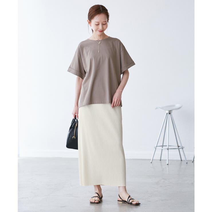 【新色追加】小柄さん向けサイズあり/トタンテレコアイラインスカート | ROPE' PICNIC | 詳細画像9 