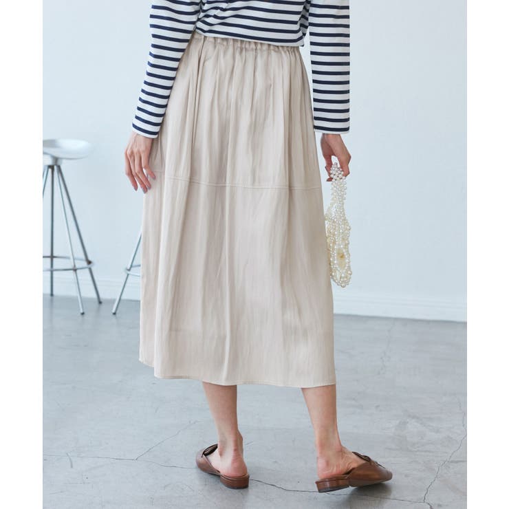 チンツ切り替えギャザースカート | ROPE' PICNIC | 詳細画像10 