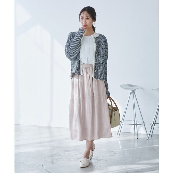 チンツ切り替えギャザースカート | ROPE' PICNIC | 詳細画像12 