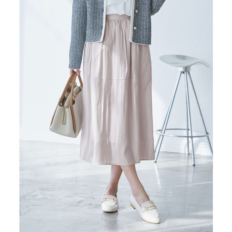 チンツ切り替えギャザースカート | ROPE' PICNIC | 詳細画像13 