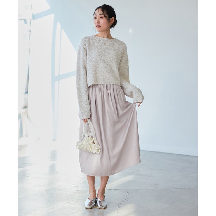 チンツ切り替えギャザースカート | ROPE' PICNIC | 詳細画像16 