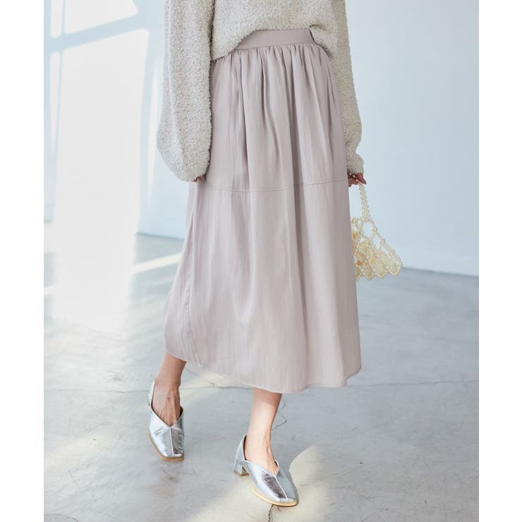 チンツ切り替えギャザースカート | ROPE' PICNIC | 詳細画像17 