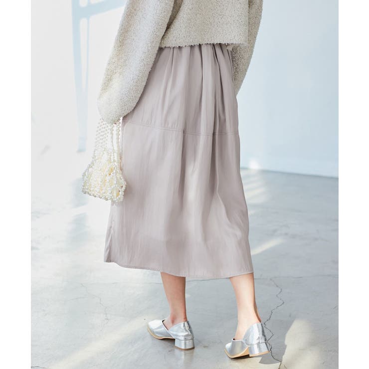 チンツ切り替えギャザースカート | ROPE' PICNIC | 詳細画像19 