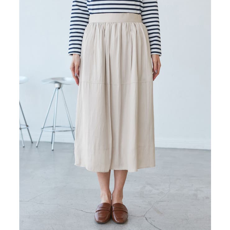 チンツ切り替えギャザースカート | ROPE' PICNIC | 詳細画像20 