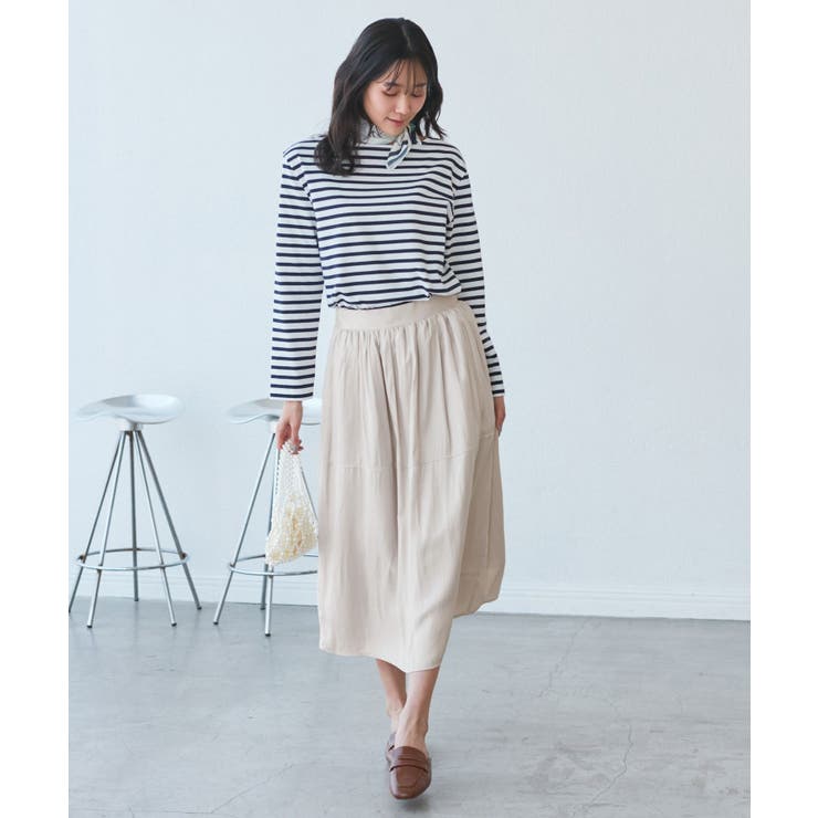 チンツ切り替えギャザースカート | ROPE' PICNIC | 詳細画像5 