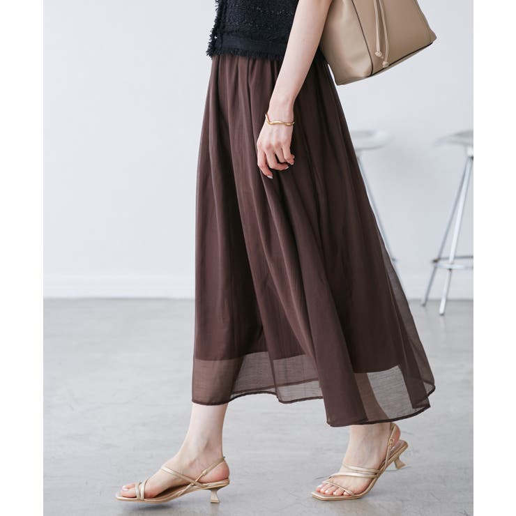 エアリーシアーギャザーロングスカート | ROPE' PICNIC | 詳細画像21 